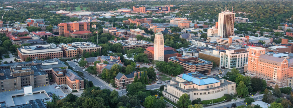 Central Campus, Rackham, North Quad, Hatcher, Michigan Stadium, Alumni Hall, Modern Languages, Munger.